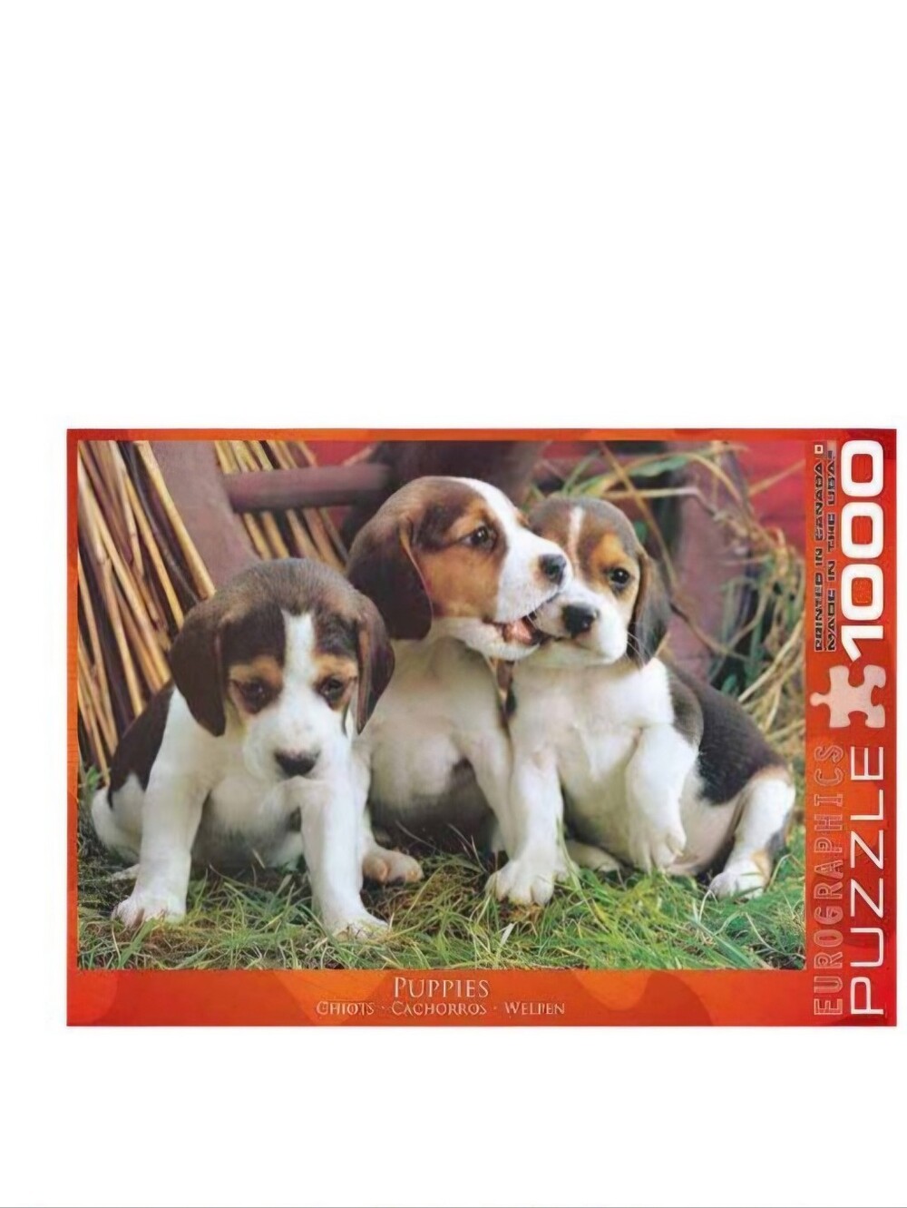 NEW EurographicsPuzzles Puppies Jigsaw Puzzle - 1000 Pieces